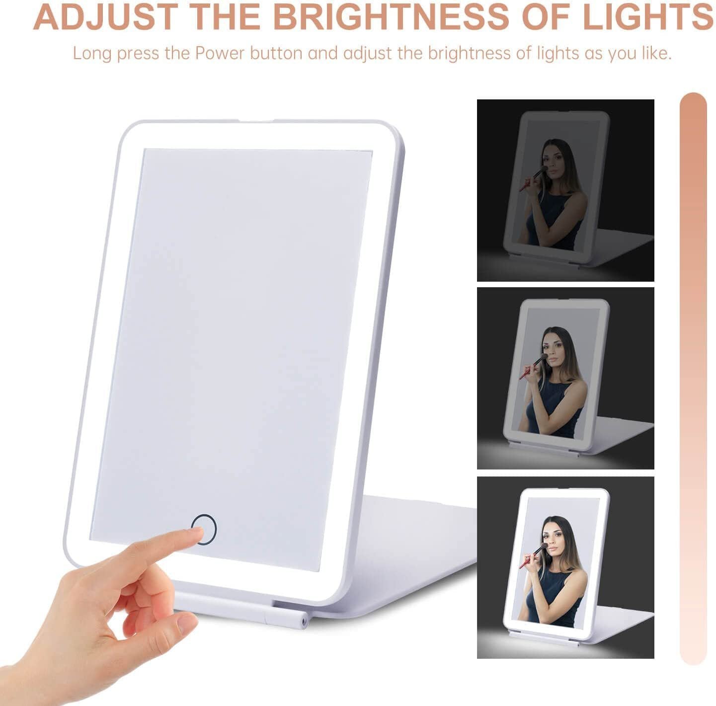 led mirror handbag
