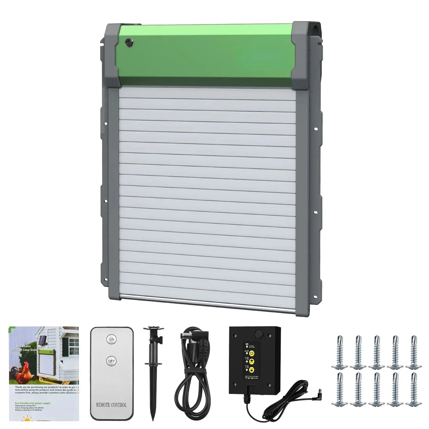 Automatic Chicken Coop Solar Door with Timer