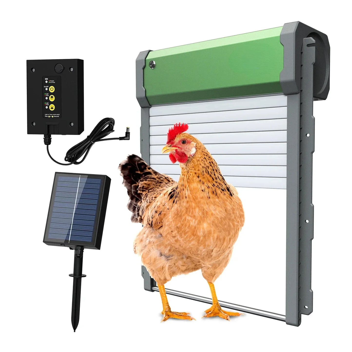 Automatic Chicken Coop Solar Door with Timer
