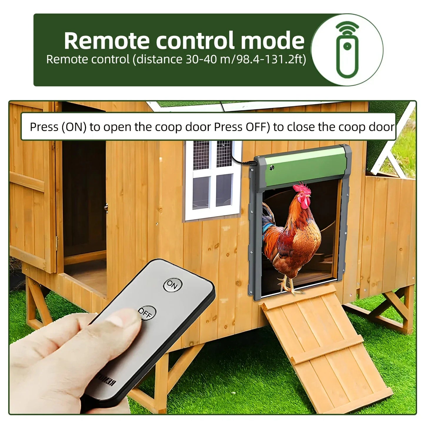 Automatic Chicken Coop Solar Door with Timer
