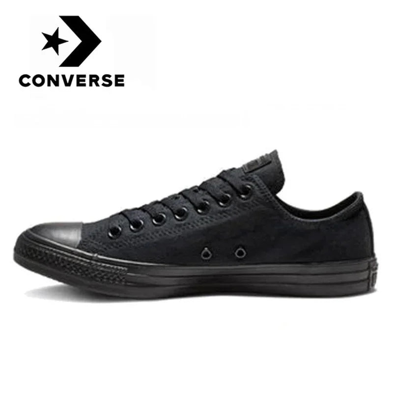 Converse Canvas Casual Shoes For Men Women Black White Chuck Taylor All Star Comfortable Sports Skateboard Sneakers