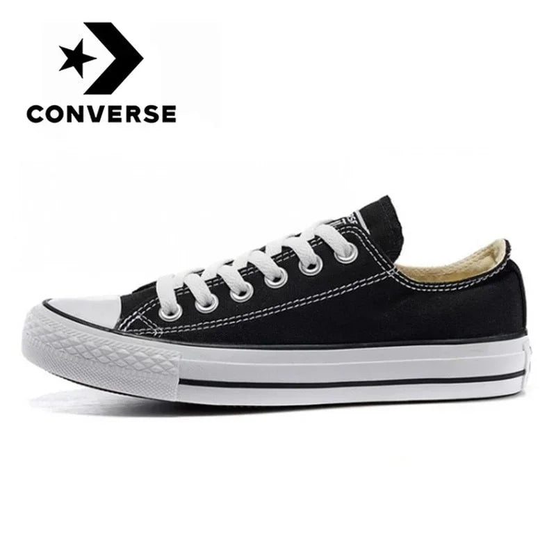Converse Canvas Casual Shoes For Men Women Black White Chuck Taylor All Star Comfortable Sports Skateboard Sneakers