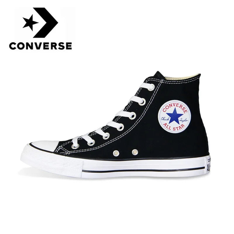Converse Canvas Casual Shoes For Men Women Black White Chuck Taylor All Star Comfortable Sports Skateboard Sneakers